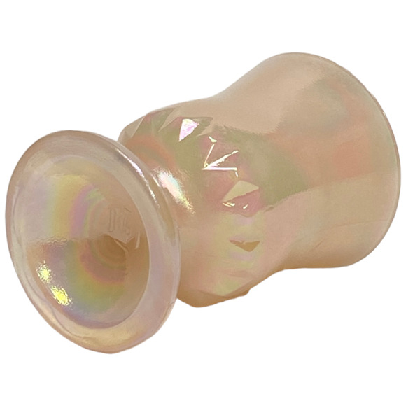 Boyd Glass Hopalong Cassidy 1999 Rosie Pink Carnival COA #719 Toothpick Holder - Picture 10 of 14